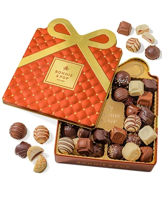 Bonnie & Pop Mother's Day Chocolate Gift Tin, 12 Pieces