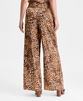 I.n.c. International Concepts Women's Cheetah-Print Wide-Leg Pants, Exclusively at Macy's