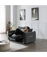 Power Lift loveseat, Usb power. Home Theater Seat, Upholstered primary living space Furniture,Sleeper Couch,Linen