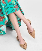 I.N.C. International Concepts Womens Floral Print Smocked Back Tiered Maxi Dress Avahh Sculpted Clutch Abron Pointed Dorsay Flats Exclusively At Macys