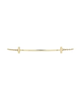 Pre-Owned Tiffany & Co. Medium T Smile Chain Bracelet 18K Gold