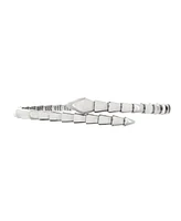 Pre-Owned Bvlgari Small Serpenti Viper Bracelet 18K White Gold
