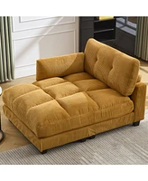 Sleeper Sofa Couch Bed,Oversized Chaise Lounge Chair Cozy Cloud Couch