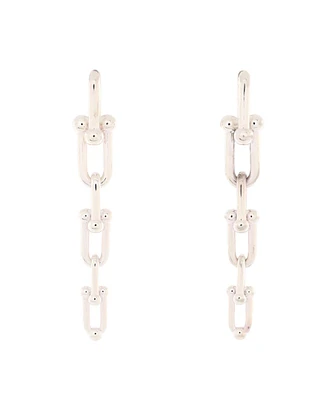 Pre-Owned Tiffany & Co. HardWear Triple Graduated Link Earrings Sterling Silver