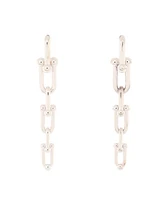 Pre-Owned Tiffany & Co. HardWear Triple Graduated Link Earrings Sterling Silver