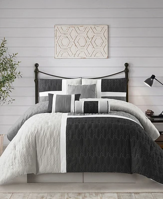 Stratford Park Natalia Colorblock 7-Pc. Comforter Set