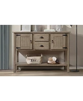 Rustic Retro Sideboard Console Table with Storage