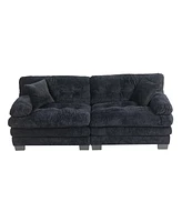 Chenille Sectional Sofa Sleeper
