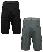 Galaxy By Harvic Men's -Pack Stretch Ripstop Cargo Shorts
