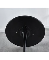 31.5inch Special Dining Table,Mdf Dining Table, Kitchen Table,Black,exective desk