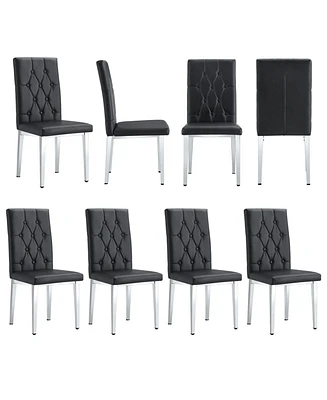 8-Piece Black Dining Chairs: Elegance, Mystery, and Vintage Charm