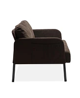 Modern 2-Seater Sofa, Comfy Loveseat for Small Spaces