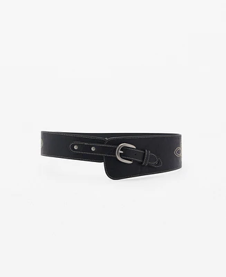 Mango Women's Buckle Sash Belt