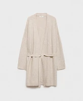 Mango Women's Short Knitted Cardigan