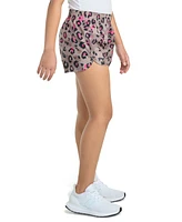 adidas Big Girl Elastic Waistband Printed Woven Pacer Shorts