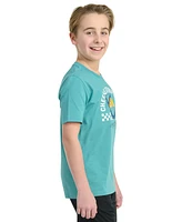 adidas Big Boy Short Sleeve Cheese Stripe Life T-Shirt