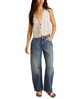Lucky Brand Women's High-Rise Barrel-Leg Jeans