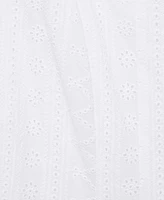 Mango Women's Puffed Hem Embroidered Dress