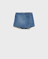 Mango Women's Denim Skorts