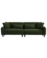 97" Luxurious Velvet Sofa for Modern Living Spaces