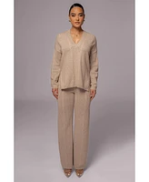 Jluxlabel Women's Estela Sweater Knit Top