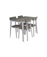 Modern 5 piece dining table set