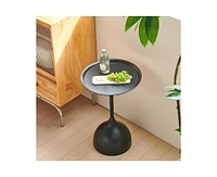 Premium Nesting Side Tables with Protective Edges: Set of 2, Easy Assembly