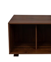 Tv Stand Use in Living Room Furniture with 1 storage and 3 shelves Cabinet
