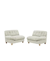 90.5" Modern Velvet Sofa for Living Rooms & More