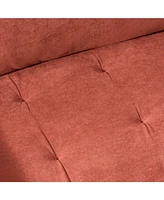 Cozy Deep-Seated Sofa with Pillow (103")