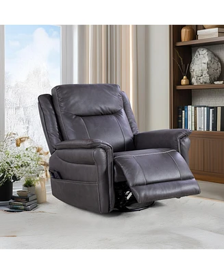 Okra Motor Rocking and 240 Degree Swivel Single Sofa Seat recliner Chair Infinite Position