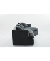 Modular Sofa, Ottoman, Anti-Wrinkle Fabric, Corner Sectional
