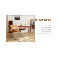 Modern Breuer Dining Chairs (Brown, Set of 2)