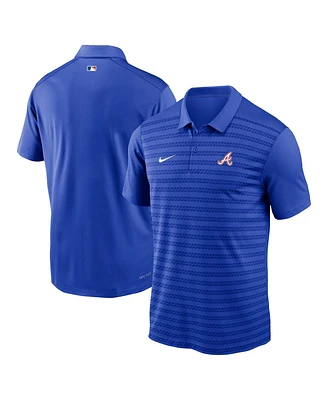 Nike Men's Royal Atlanta Braves Authentic Collection City Connect Victory Performance Polo Shirt