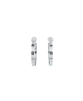 Pre-Owned Cartier Love Hoop Earrings 18K White Gold