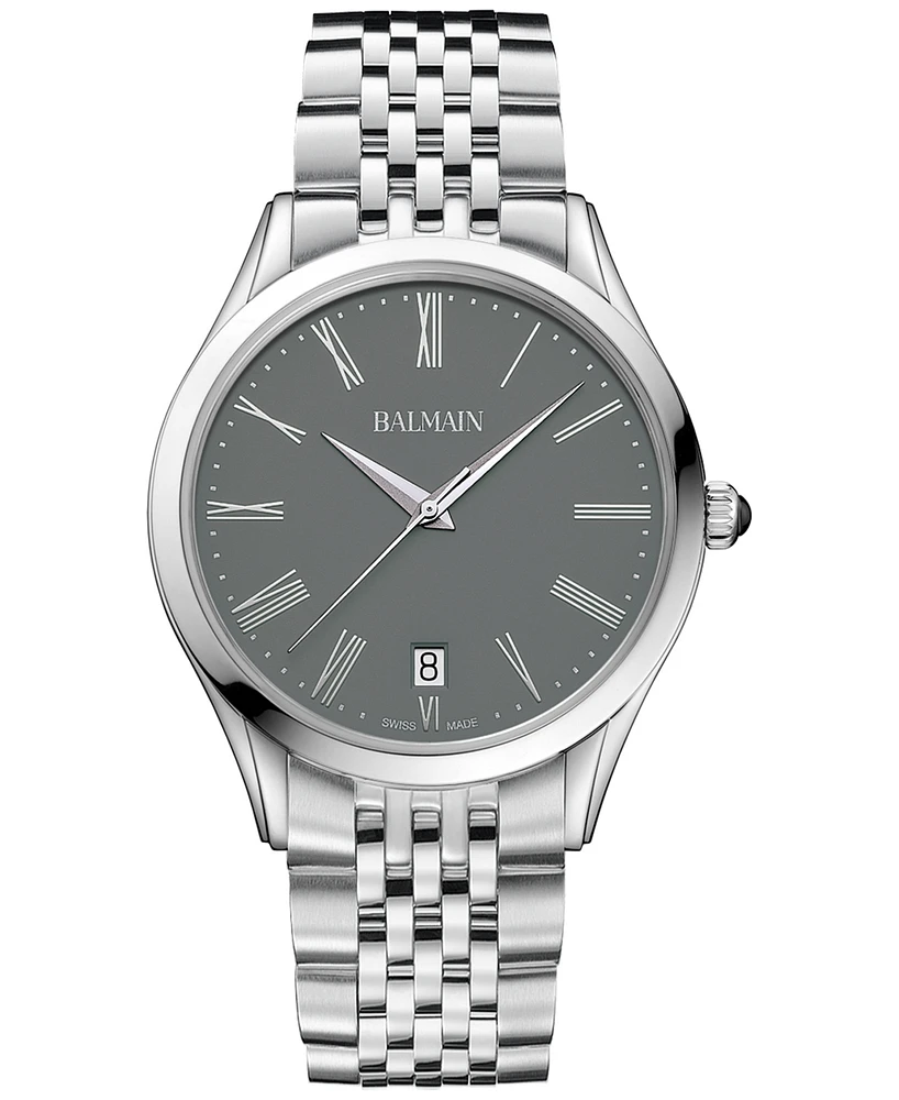 Balmain Men's Swiss Classic R Stainless Steel Bracelet Watch 41mm