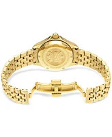 Certina Women's Swiss Ds Action Diamond Accent Gold-Tone Stainless Steel Bracelet Watch 34mm