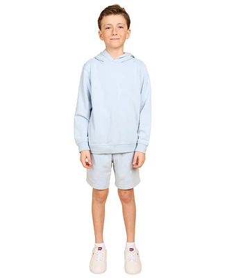 B By Brooks Brothers Big Boys Wave Rider Graphic French Terry Hoodie