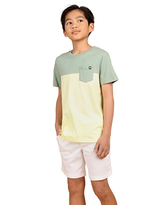 Brooks Brothers Big Boys Colorblock Pocket T-Shirt