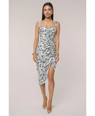 Jluxlabel Women's Florine Print Midi Dress