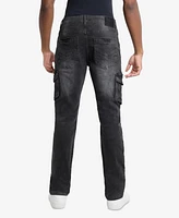 Xray Men's Slim Fit Stretch Cargo Jeans