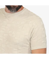 Vustra Men's Patterned Sand Knit Shirt