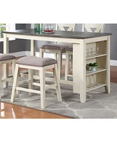 Contemporary Dining Chairs Set of 2 with Wooden Seat