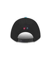 New Era Men's Black Miami Marlins 2025 City Connect 9FORTY M-Crown Adjustable Hat
