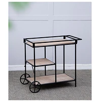 W2078 32.3x15.7x26.8" Shelf With Wheel