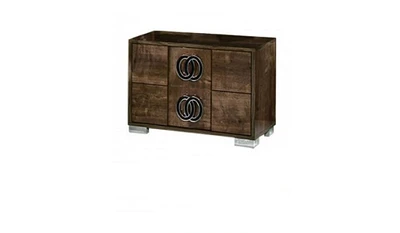Wood Nightstand with Storage – Functional Bedroom Side Table in Natural Wood Finish