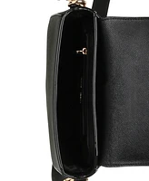 Anne Klein Covered Buckle Saddle Small Crossbody Bag