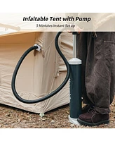 Naturehike Inflatable Tent, 4 Person Air Tent, 4 Season Inflatable Tents for Camping, Waterproof Windproof Inflatable House Tent for Adults, Easy Set