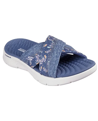 Skechers Women's Go Walk Flex - Impressed Slide Sandals from Finish Line