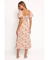 Petal and Pup Women's Clo Puff Sleeve Midi Dress